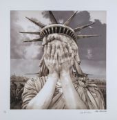 Gee Vaucher (b.1945) - Liberty offset lithograph in colour, 2008, signed in pencil, numbered 80/150,