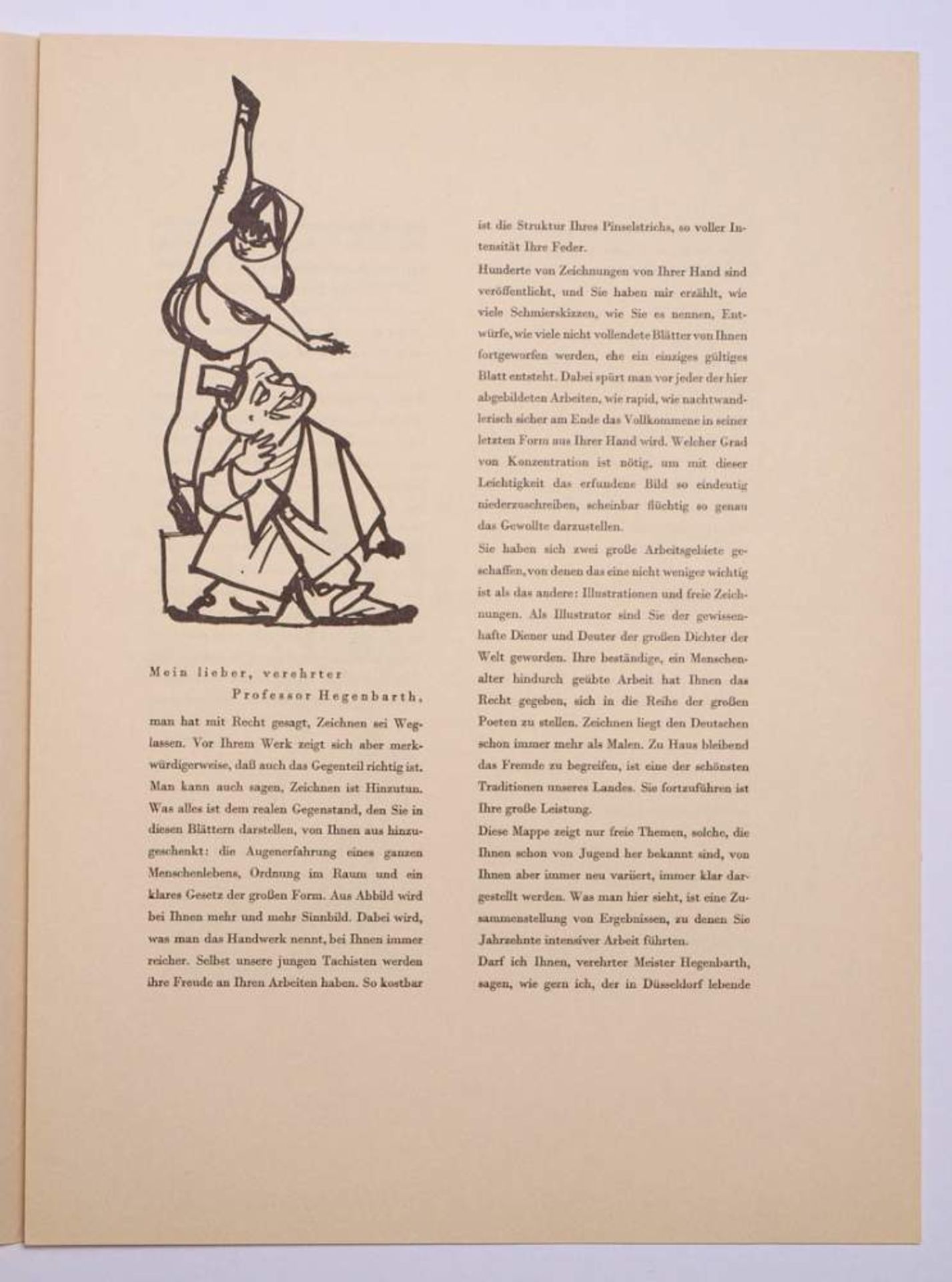 Hegenbarth, Josef, 1884 - 1962Mappe mit vierzehn Zeichnungen. Faksimile, VEB Verlag der Kunst, - Bild 4 aus 49