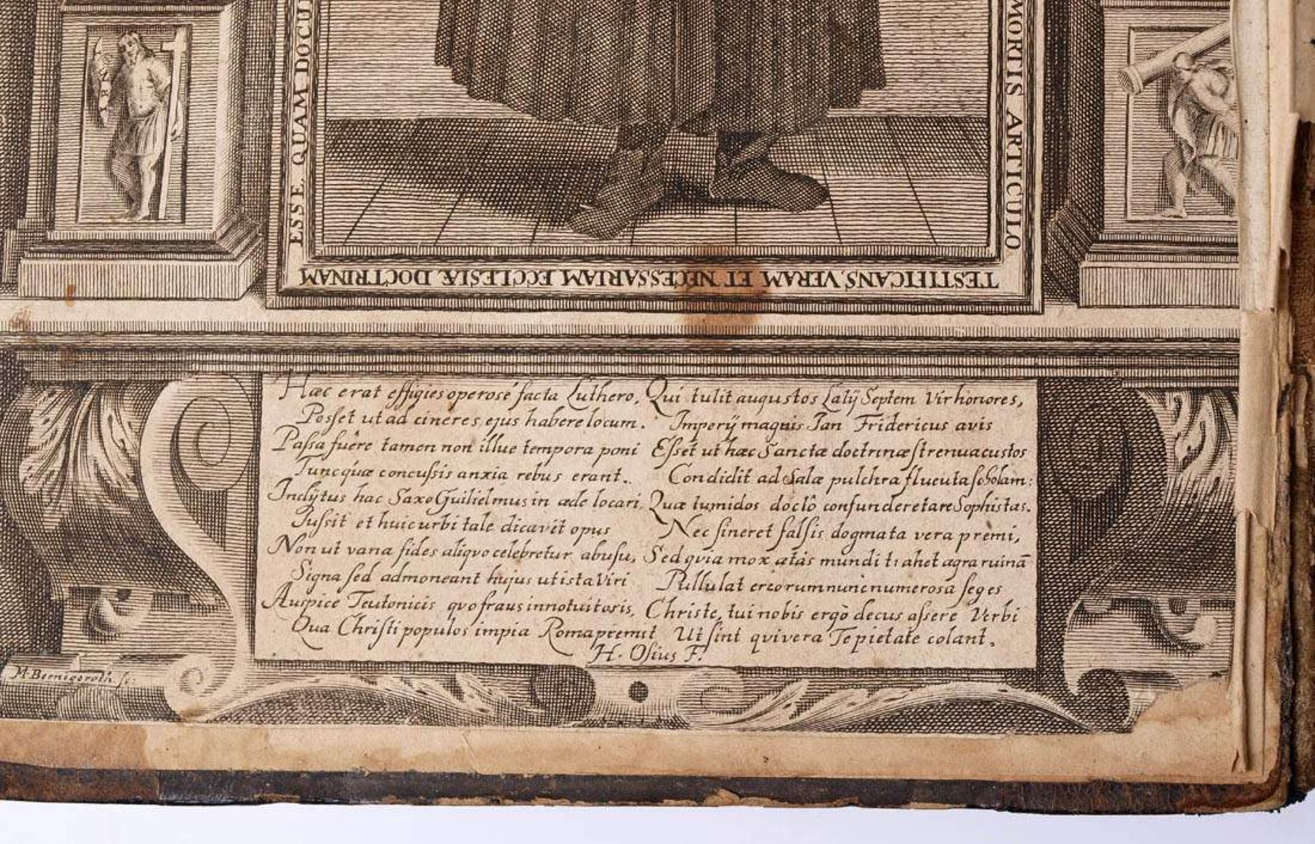Bibel, Christian Lommer, Ulm 1671Zahlreiche Kupferstichillustrationen. Sekundär gebunden, - Bild 10 aus 31