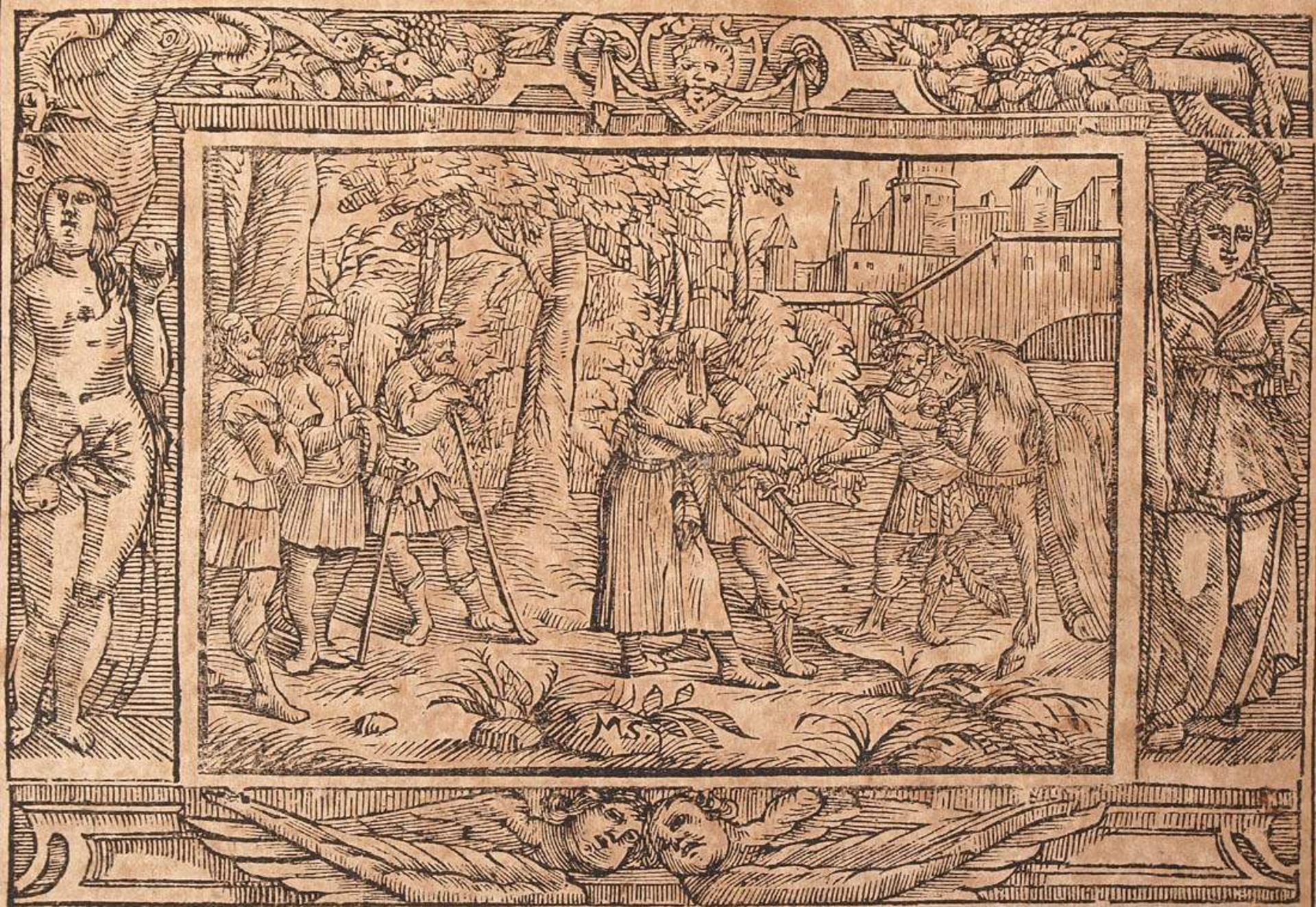 Bibel, Christian Lommer, Ulm 1671Zahlreiche Kupferstichillustrationen. Sekundär gebunden, - Bild 22 aus 31