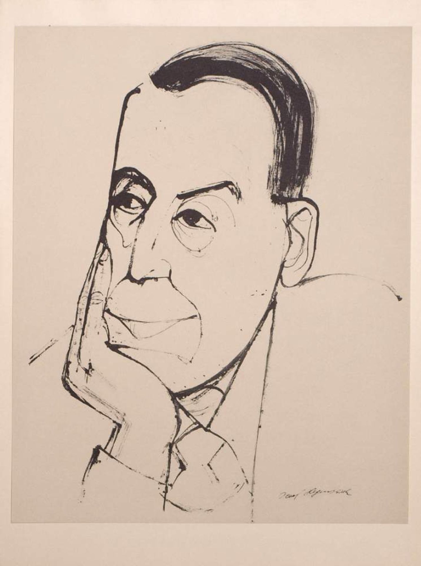 Hegenbarth, Josef, 1884 - 1962Mappe mit vierzehn Zeichnungen. Faksimile, VEB Verlag der Kunst, - Bild 47 aus 49