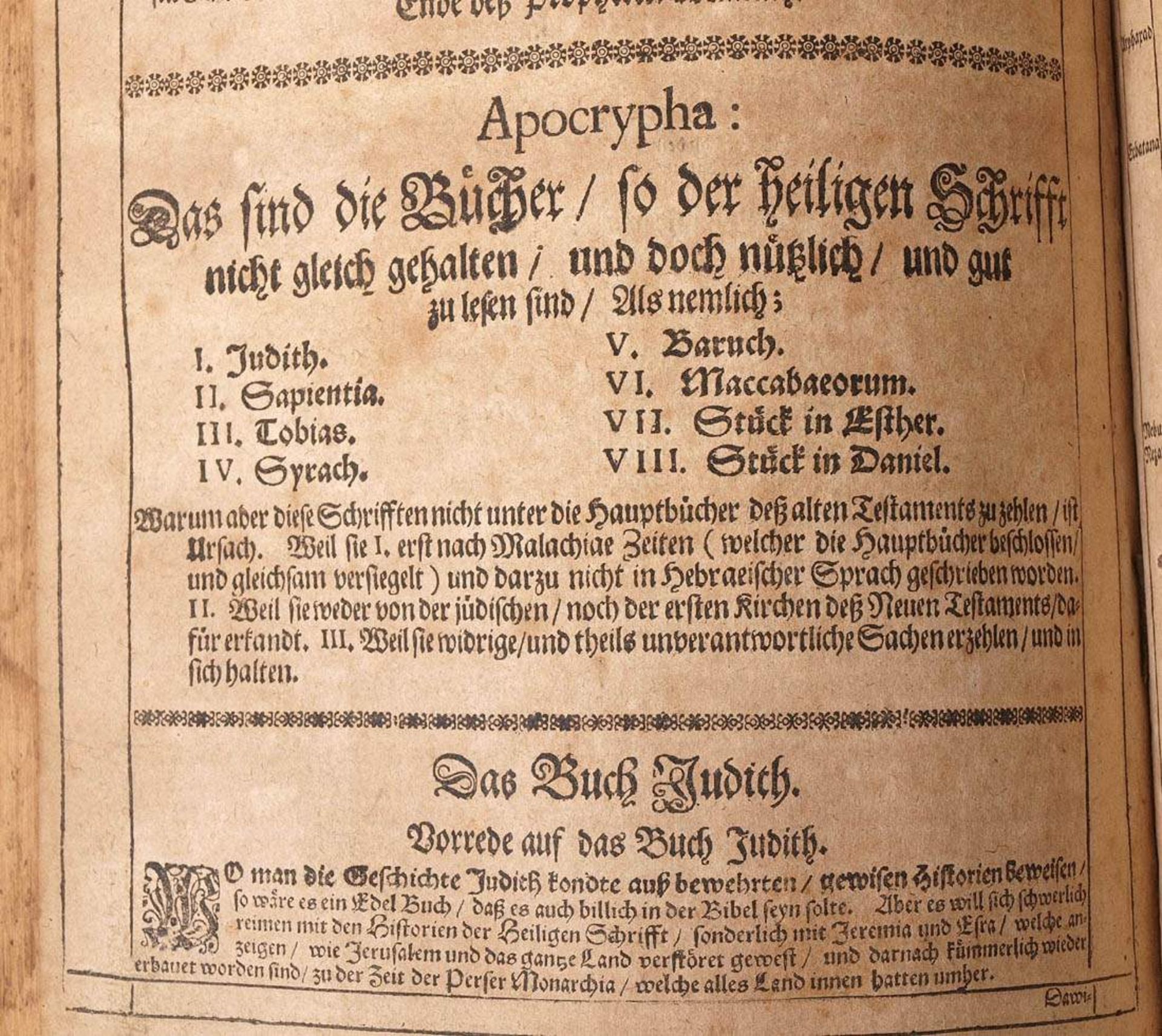 Bibel, Christian Lommer, Ulm 1671Zahlreiche Kupferstichillustrationen. Sekundär gebunden, - Bild 27 aus 31