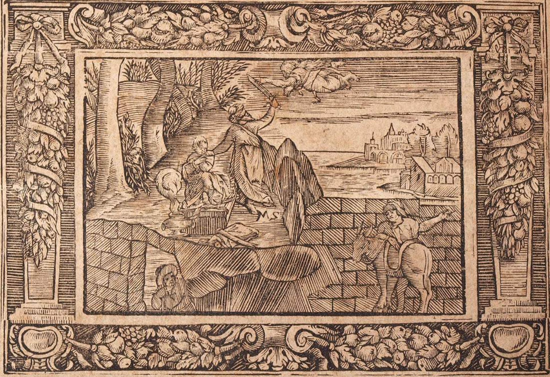 Bibel, Christian Lommer, Ulm 1671Zahlreiche Kupferstichillustrationen. Sekundär gebunden, - Bild 21 aus 31
