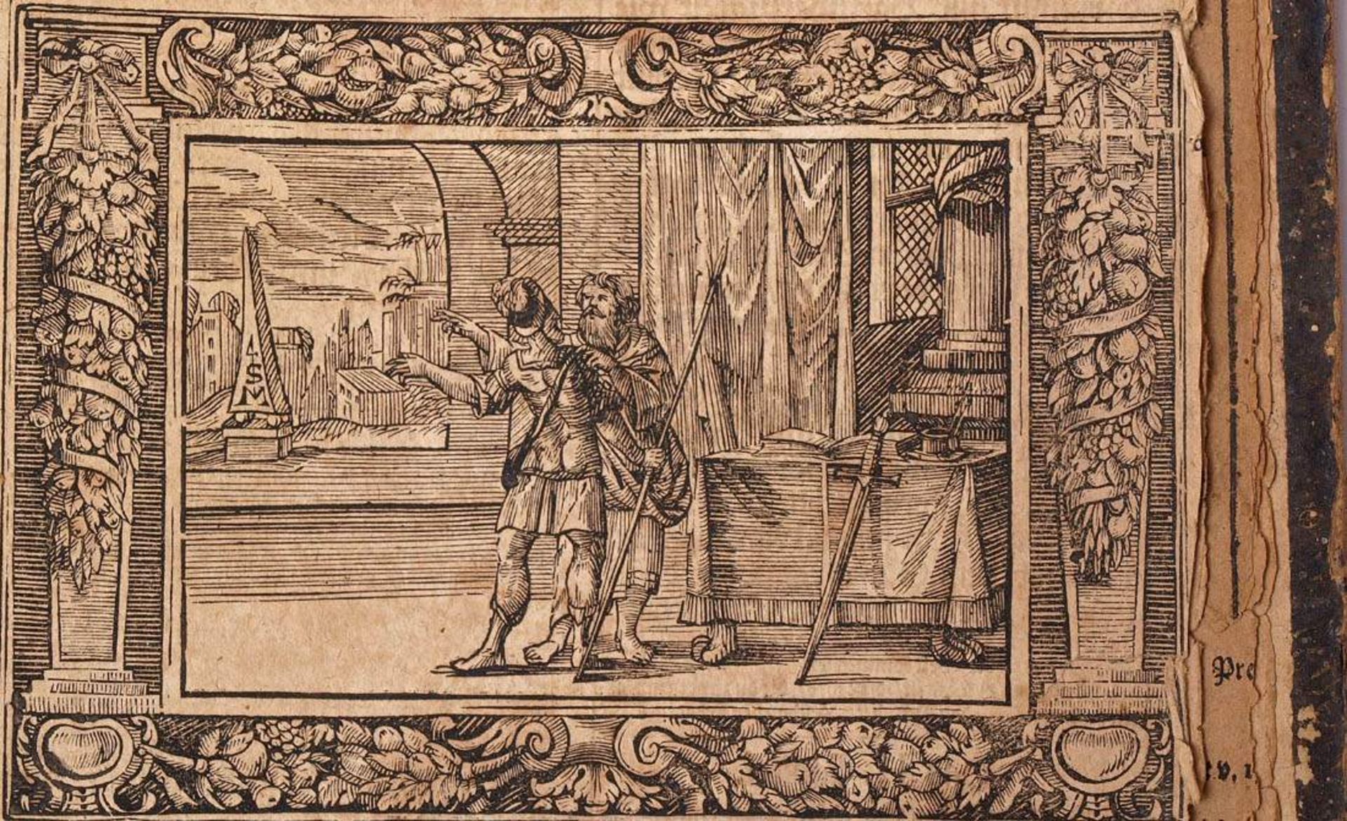 Bibel, Christian Lommer, Ulm 1671Zahlreiche Kupferstichillustrationen. Sekundär gebunden, - Bild 29 aus 31