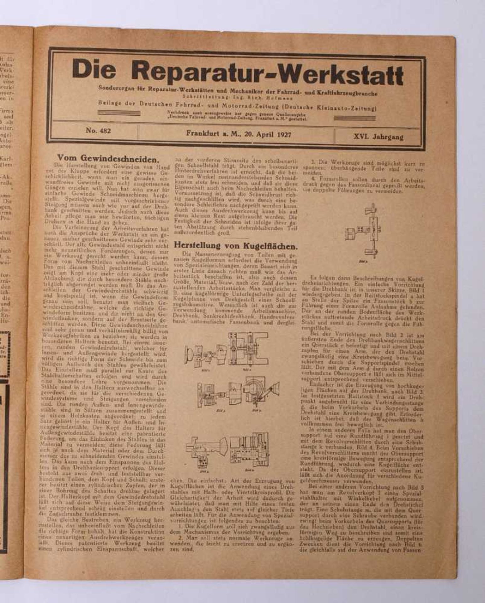 Konvolut ZeitschriftenADAC-Motorwelt, 1930; dazu Fahrrad- und Motorradzeitung, 1929 etc. - Bild 4 aus 5