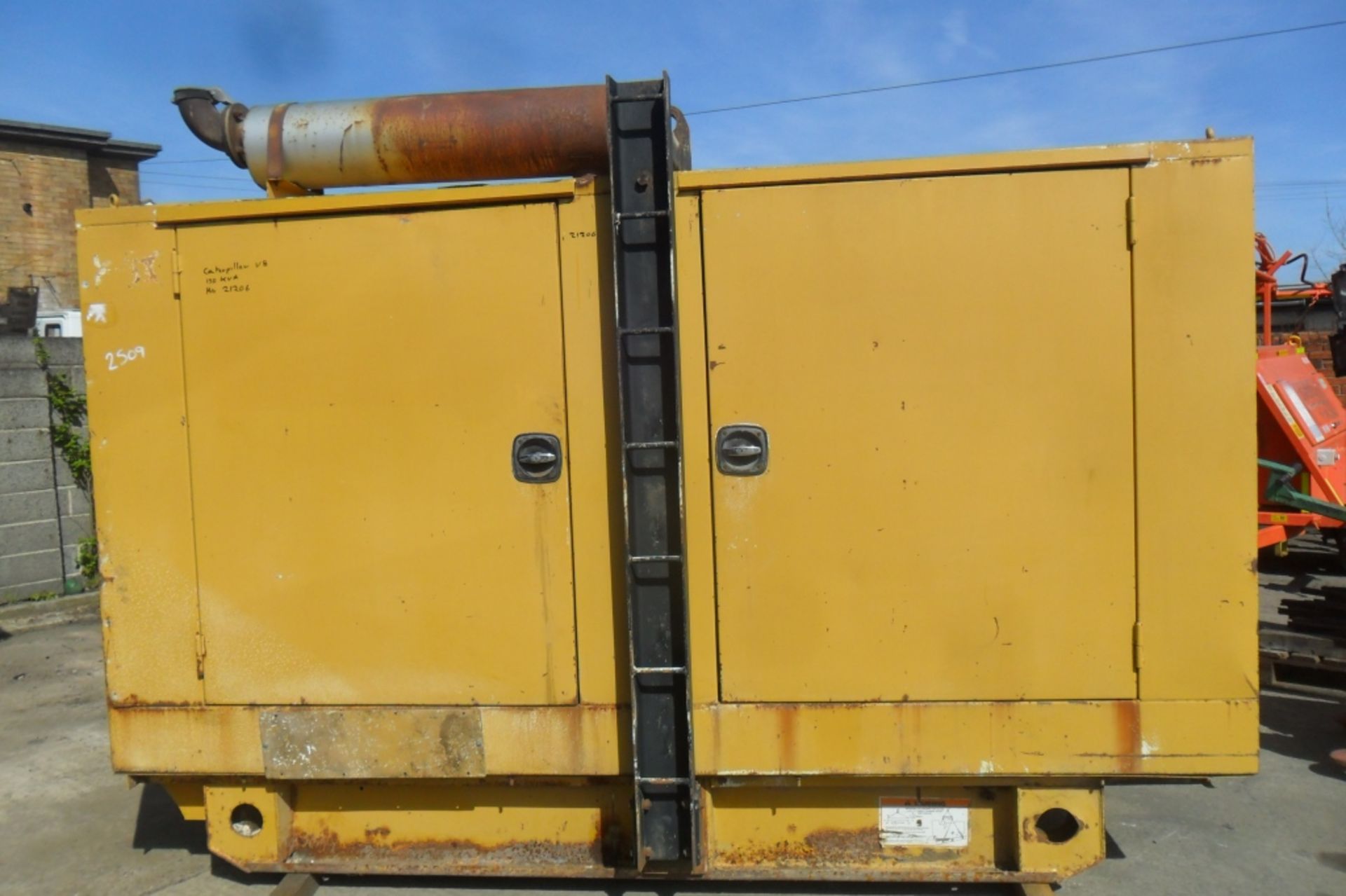 Caterpillar150KVA super silenced Generator, 1500RPM, 415V/240V.