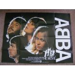 Movie Poster, "ABBA - The Movie", approx 101cm x 76cm.