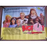 Movie Poster, "Bigfoot and the Hendersons", approx 101cm x 76cm.