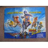 Movie Poster, "BMX Bandits", approx 101cm x 76cm.