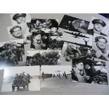 Selection of b/w official stills from the movie "Memphis Belle" (14) each approx 25 x 18cm.