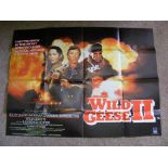 Movie Poster, "Wild Geese II", approx 101cm x 76cm.