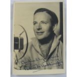 Patrick Waddington, Signed Photograph Autographed b/w photograph of Patrick Waddington, (British