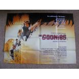 Movie Poster, "The Goonies", approx 101cm x 76cm.