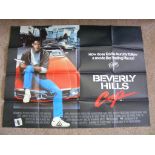 Movie Poster, "Beverly Hills Cop", approx 101cm x 76cm.