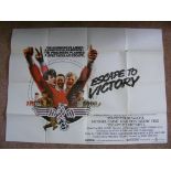 Movie Poster, "Escape to Victory", approx 101cm x 76cm.