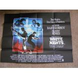 Movie Poster, "White Nights", approx 101cm x 76cm.