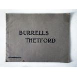 Early Twentieth Century Steam Engine Catalogue, for Burrell's of Thetford, Norfolk (Charles