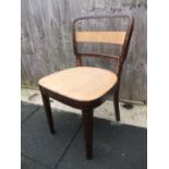 A 1930s Thonet Dining Chair, identified by Thonet as model A533 from the 1937 Thonet Catalogue.