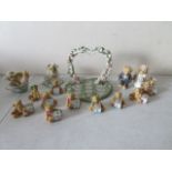 Qty modern "Cherished Teddies" Figures