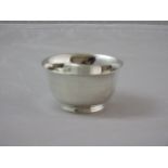 A good quality hallmarked George V footed silver Bowl, of simple form, bearing hallmark for London