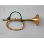 A vintage Bugle, length approx 34cm