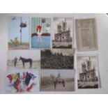 Small collection of WWI-era Postcards including Military interest.