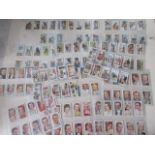 Selection of Cigarette Cards, including Racing, Movie Stars, etc.