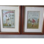 Two Cricket Advertising Prints.