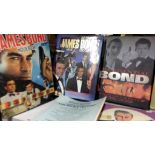 James Bond collection. 5 x books. 1 special magazine and game.