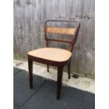 A 1930s Thonet Dining Chair, identified by Thonet as model A533 from the 1937 Thonet Catalogue.