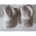 Golf Interest: Two signed Baseball Caps, each bearing a number of signatures of prominent Golfers