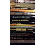 Collection of 16 assorted Aesthetic large format books, Horror, Religion, Occult, etc.