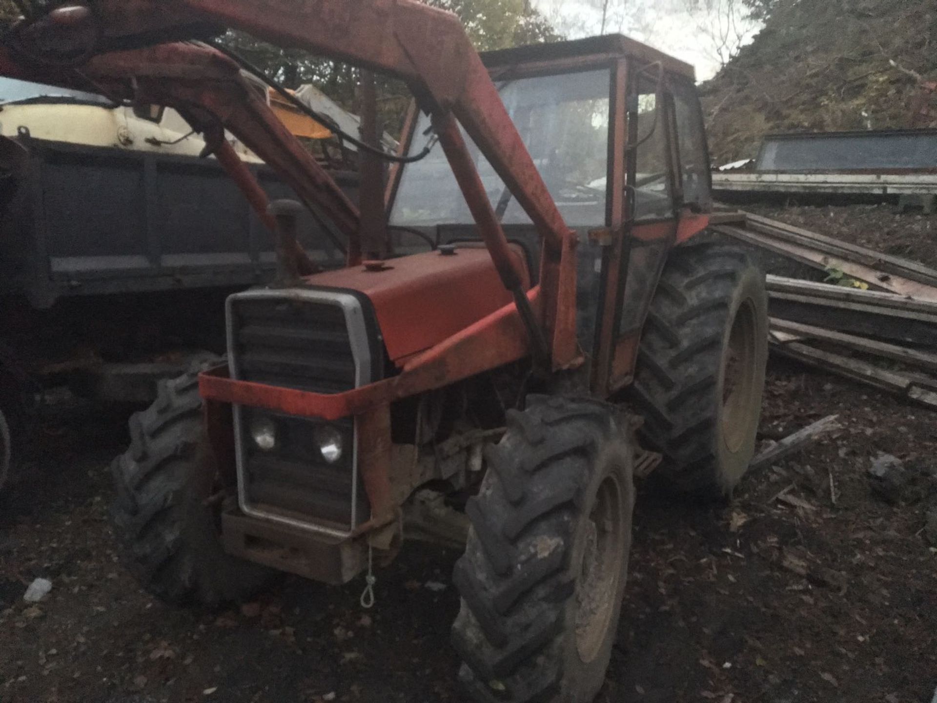 MASSEY FERGUSON 290 4X4 TRACTOR, WITH LOADER AND BALE SQUEEZE, 3200 HRS, 2 OWNERS. LOCATION: - Bild 2 aus 4