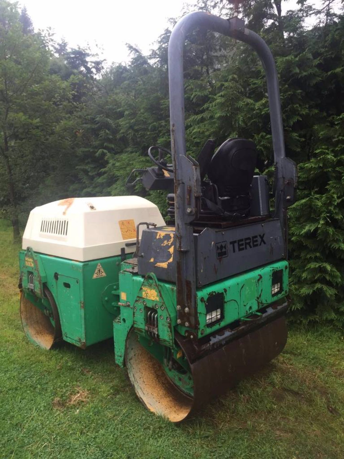 2007 TEREX TV1200 ROLLER, BOUNCE DRUM VIBRATION, KUBOTA ENGINE, 1000 HRS, WITH WORK LIGHTS AND - Bild 6 aus 8