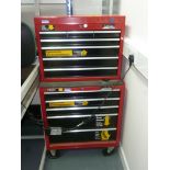 Halfords Roll Cabinet and Top Box