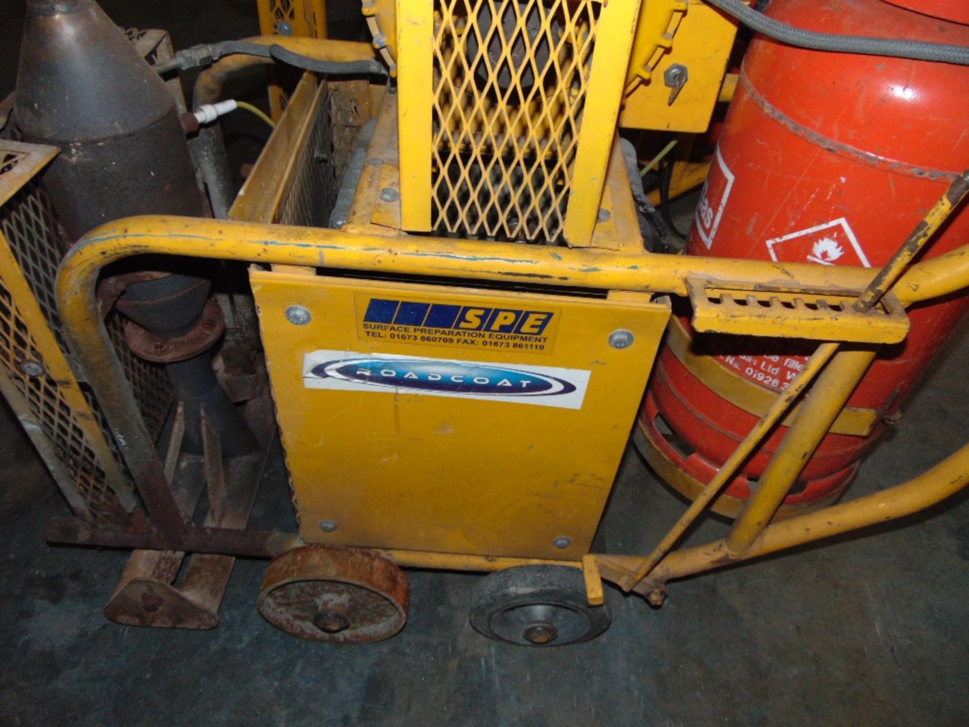 SPE HCA 520 Pedestrian Diesel Hot Compressed Air Concrete Floor Drier/Heater - Image 5 of 6