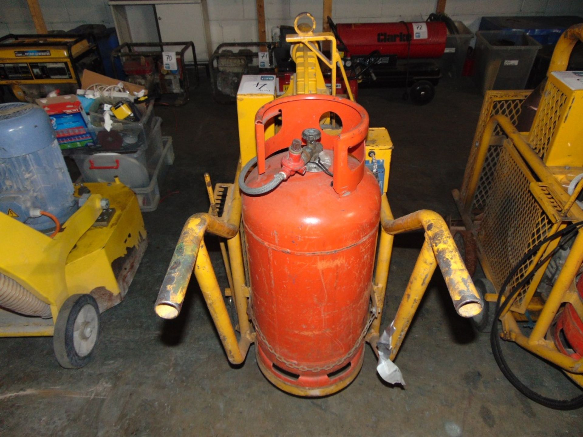 SPE HCA 520 Pedestrian Diesel Hot Compressed Air Concrete Floor Drier/Heater - Image 4 of 6