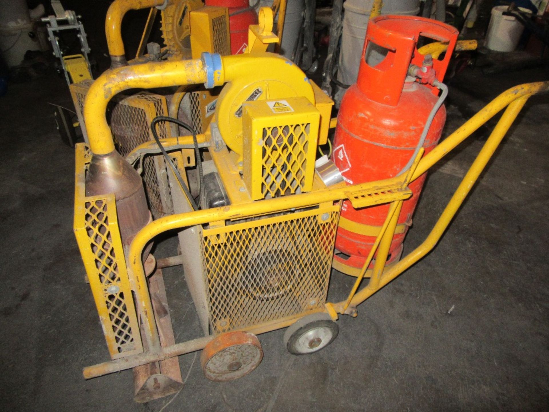 SPE HCA 520 Pedestrian Diesel Hot Compressed Air Concrete Floor Drier/Heater