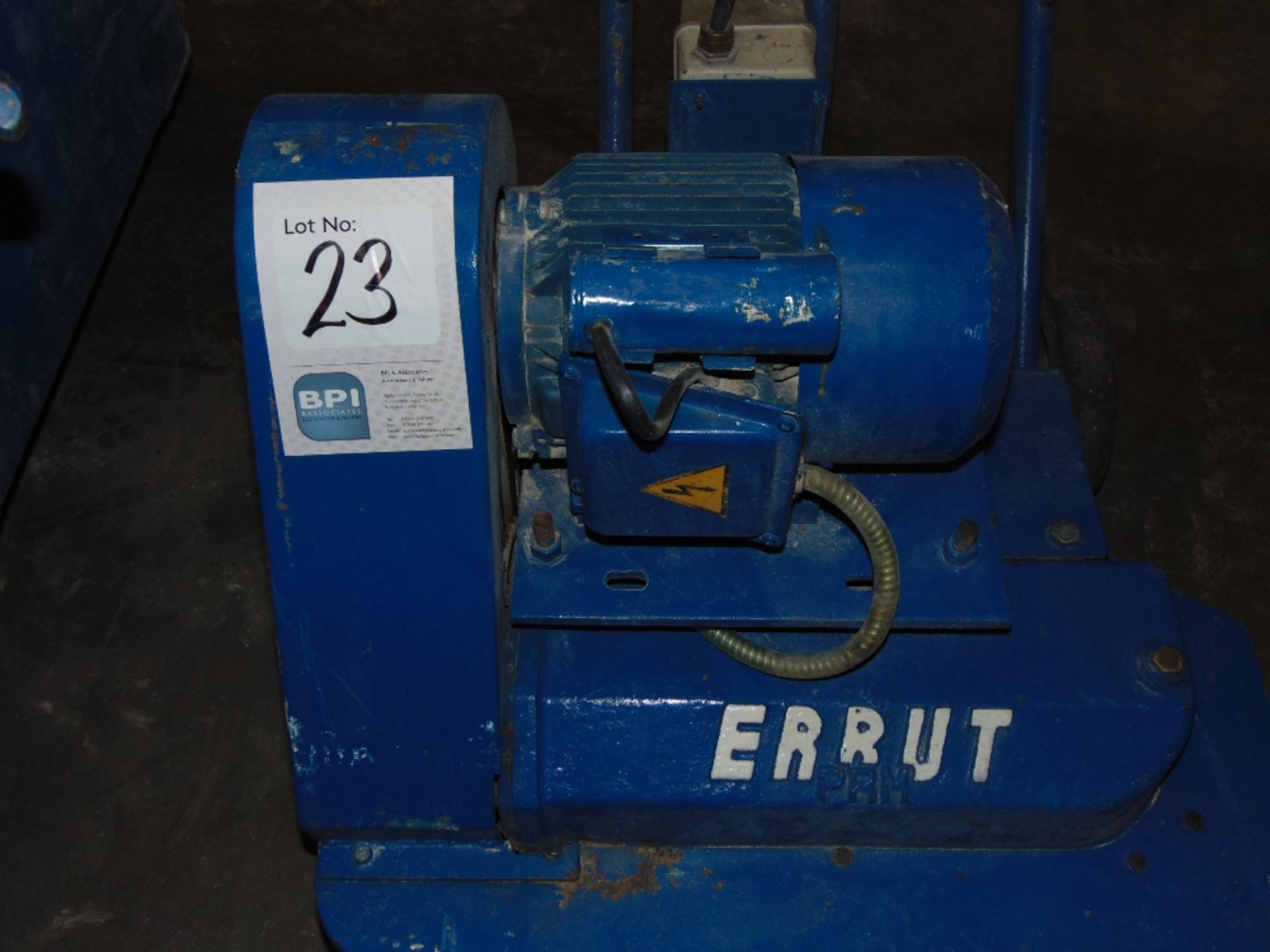 Errut PRM11-92 Concrete Floor Grinder - Image 2 of 3