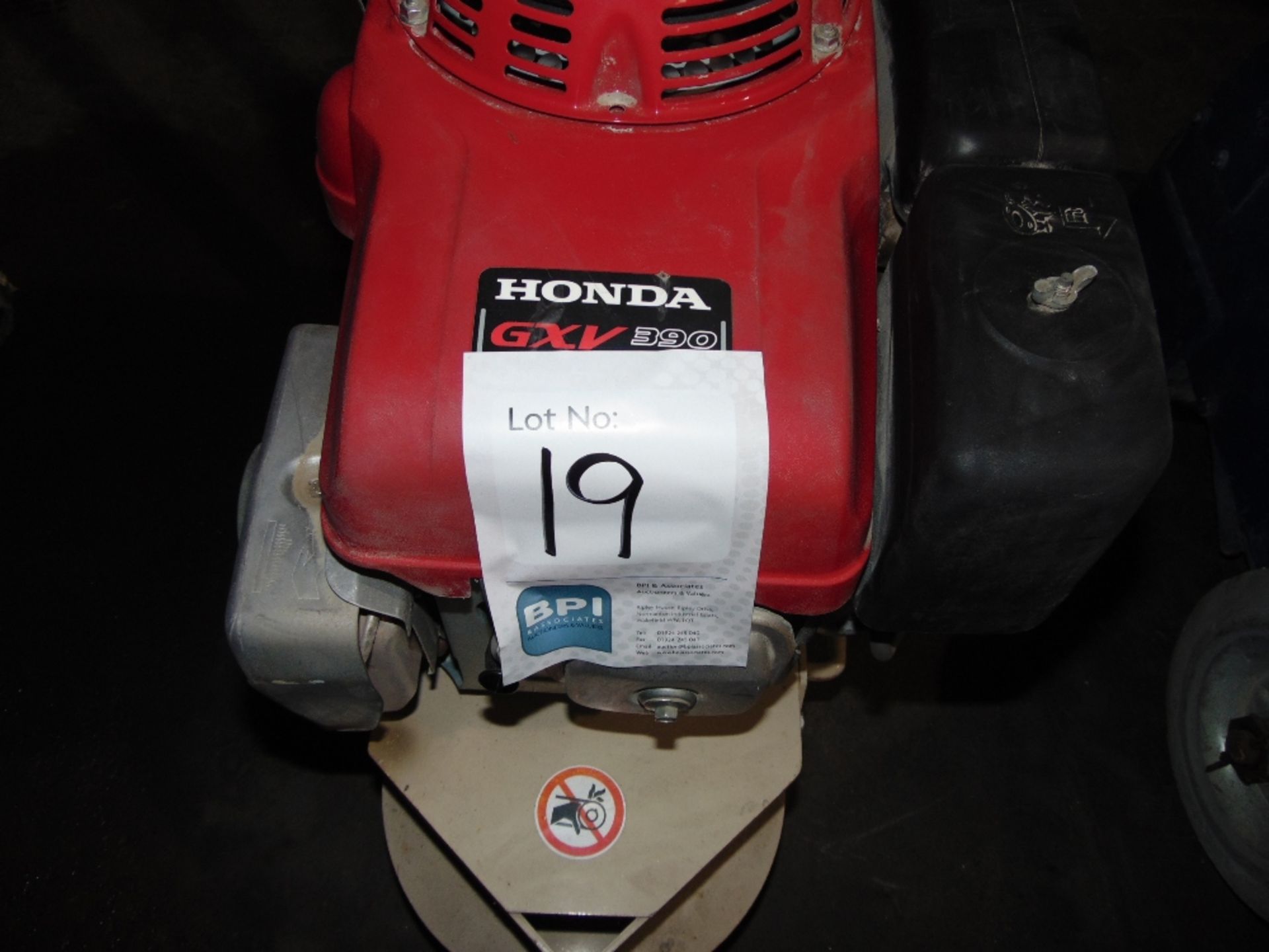 Edco TG10-11H Honda GXV 390 Petrol Engine Concrete Floor Grinder - Image 3 of 4