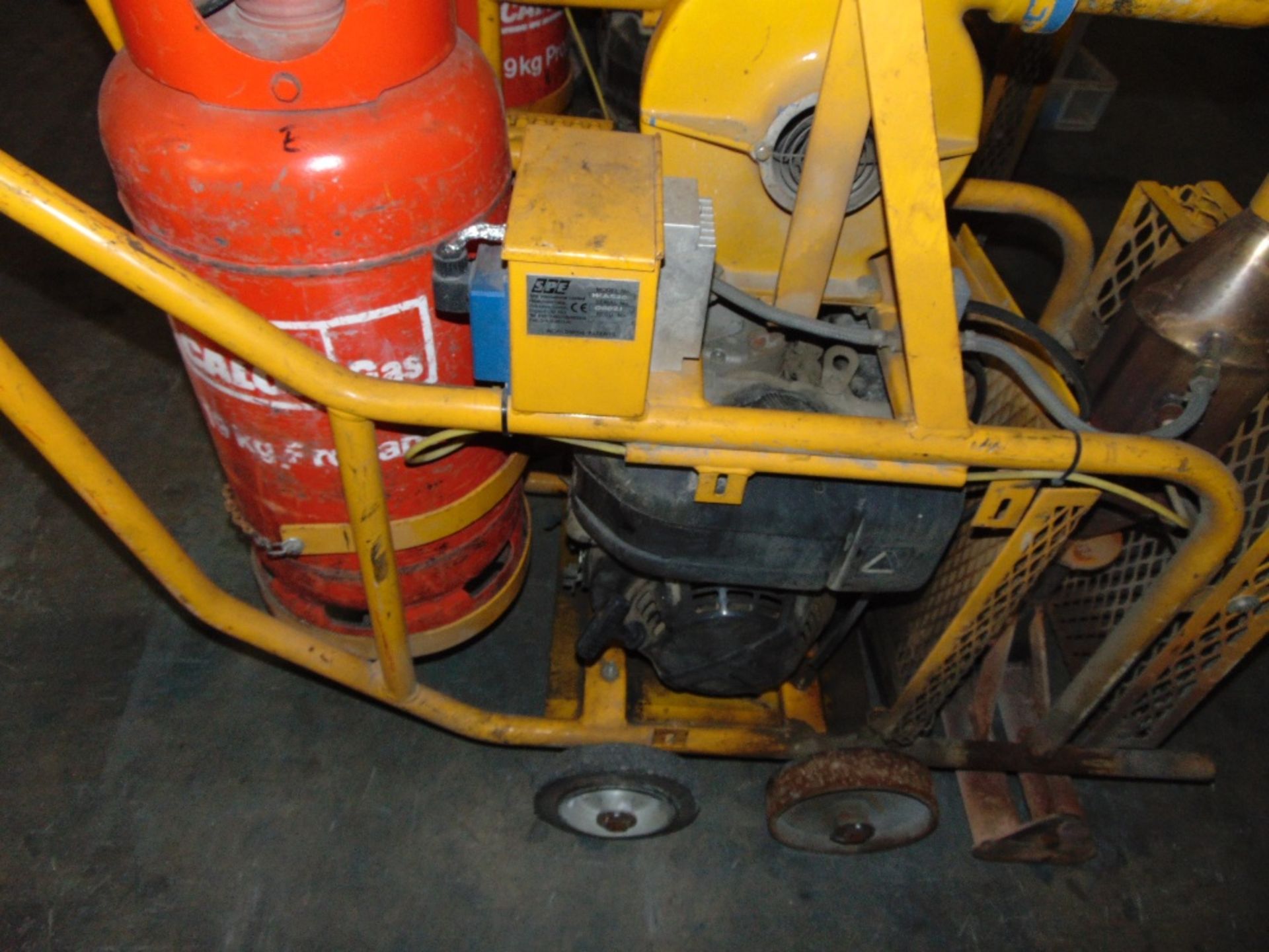 SPE HCA 520 Pedestrian Diesel Hot Compressed Air Concrete Floor Drier/Heater - Image 4 of 5