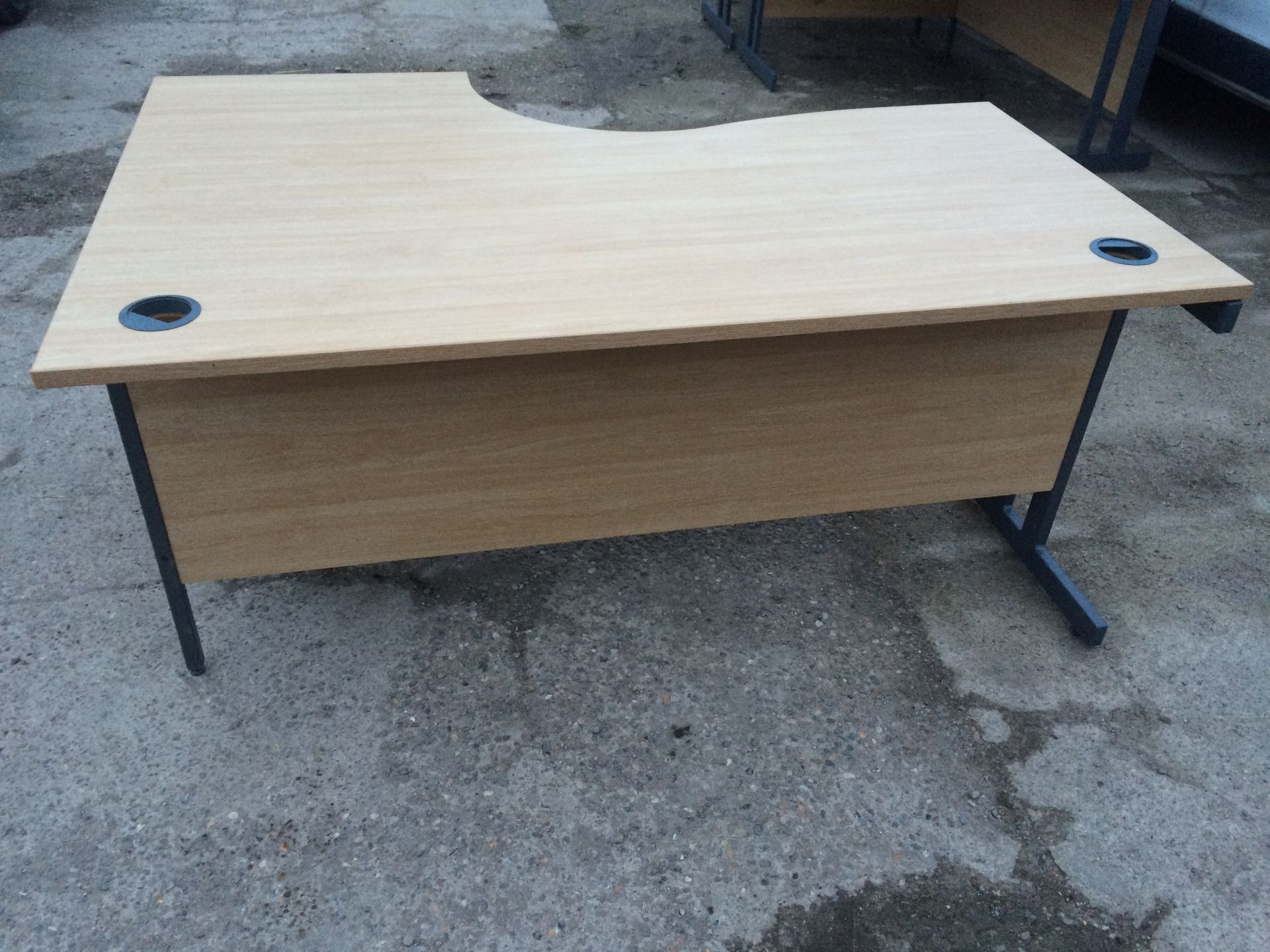 Corner Office Desk TWO (Height: 74cm / Length: 160cm / Width:  111cm        (1) - Image 3 of 3