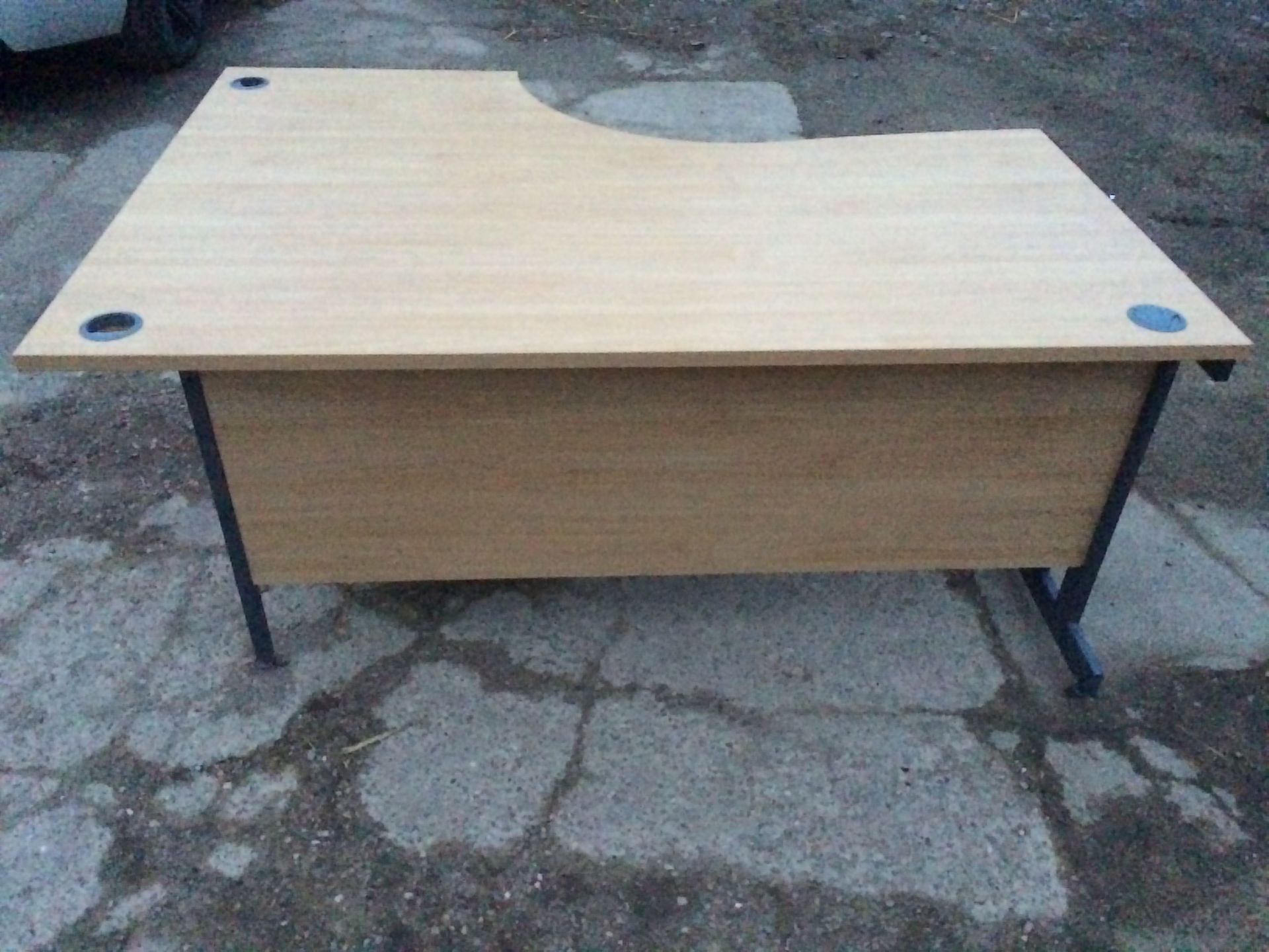 Corner Office Desk FOUR (Height: 74cm / Length: 160cm / Width:  113cm       (1) - Image 3 of 3
