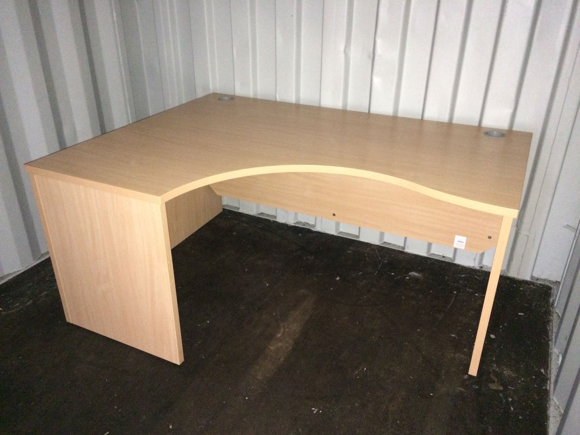 Corner Office Desk FIVE (Height: 72cm / Length: 160cm / Width: 120cm          (1) - Image 2 of 4