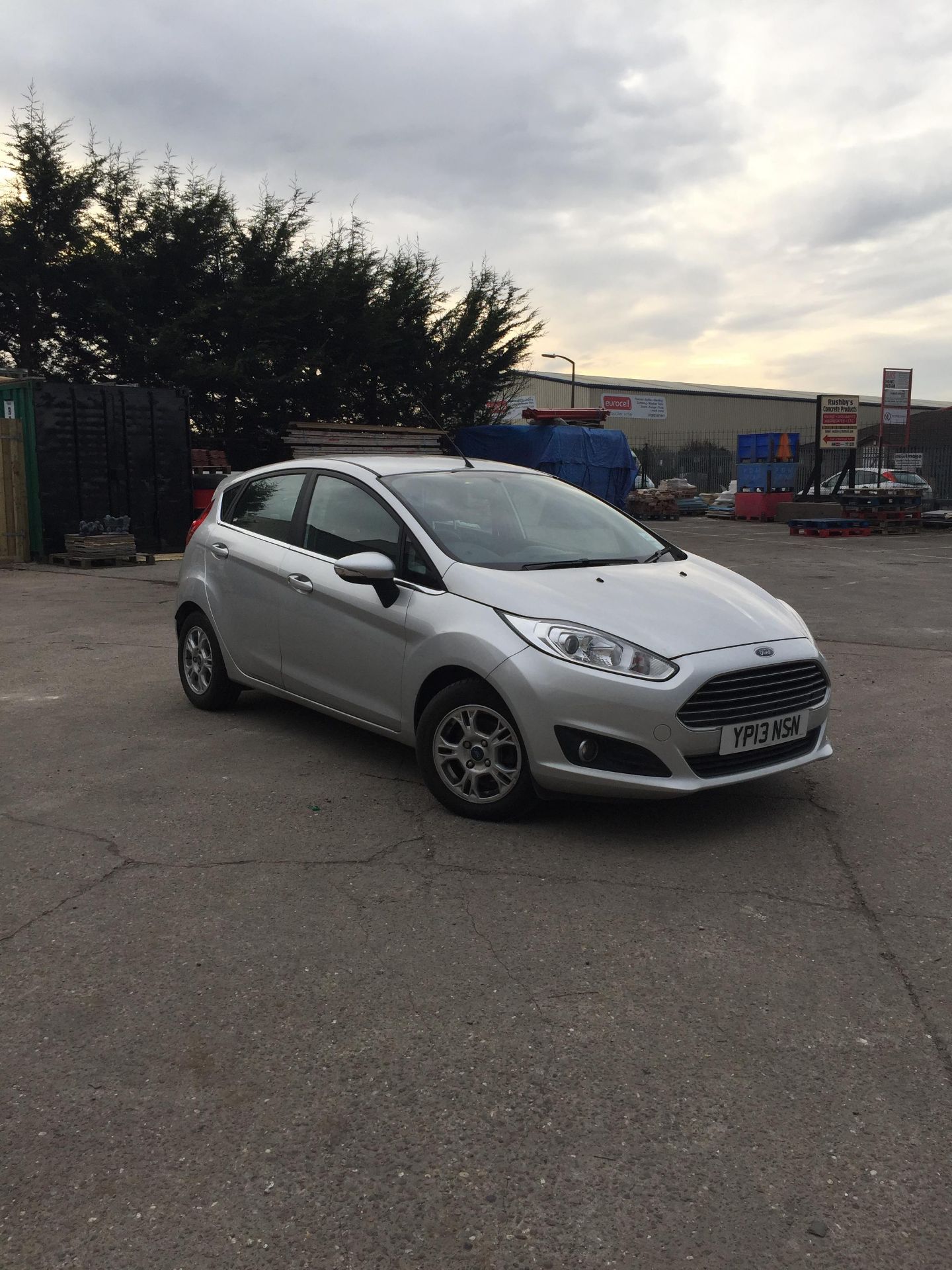 13 Plate FORD FIESTA ZETEC Econetic TDCI - YP13 NSN - Silver - 5 door hatchback - Tax expired 1st Fe