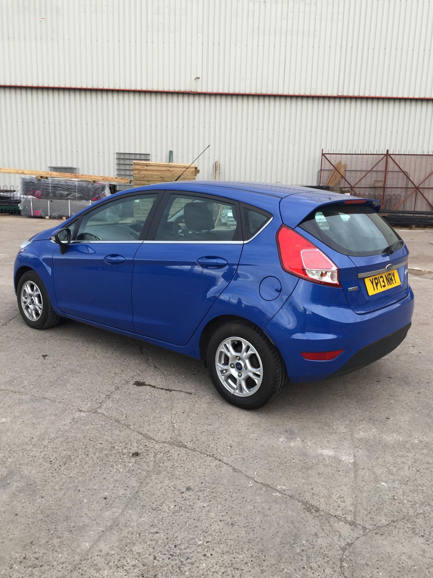 13 Plate FORD FIESTA ZETEC Econetic TDCI - YP13 NRY - Blue - 5 door hatchback - Tax expired 1st Feb - Image 5 of 17