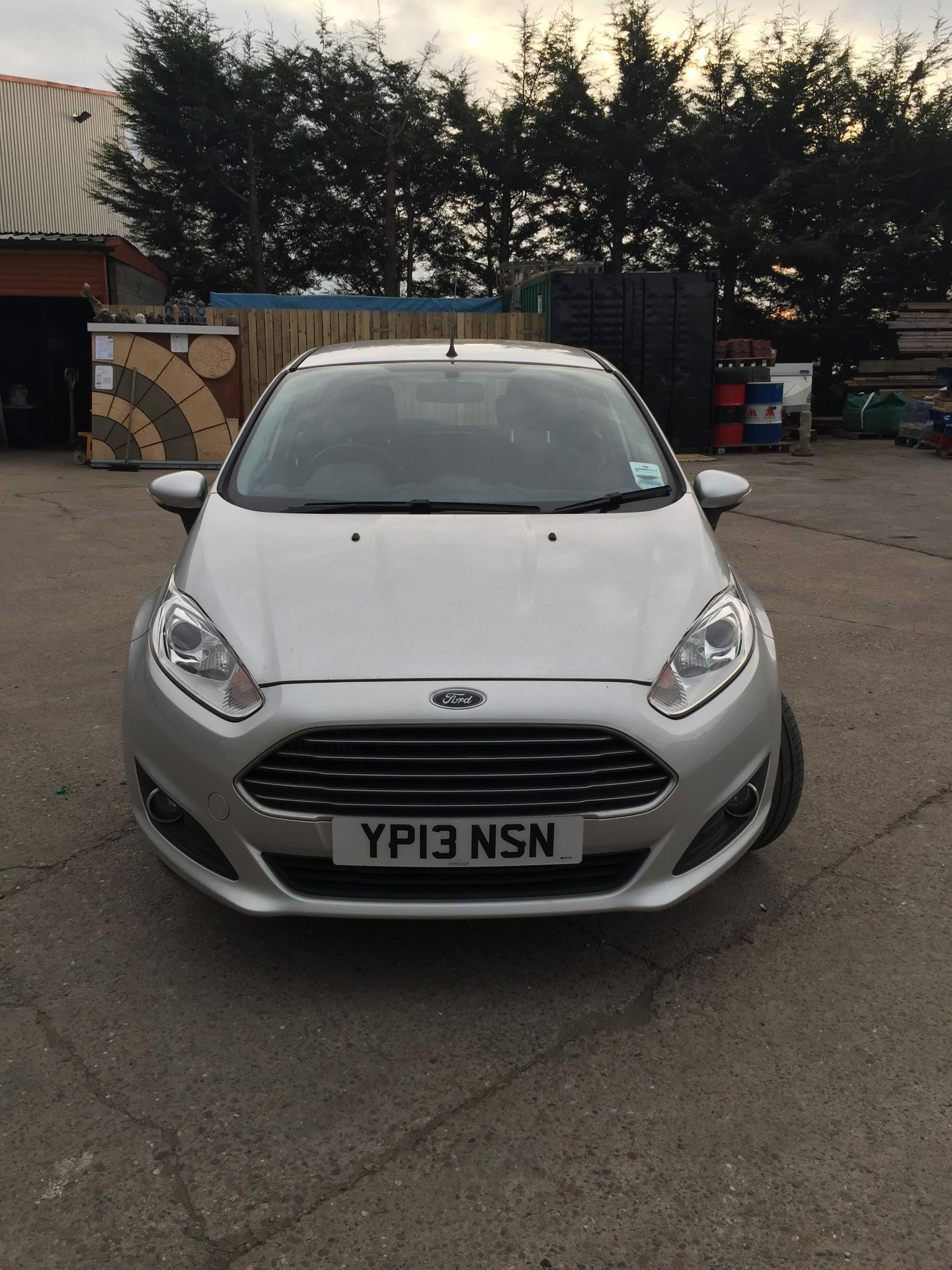 13 Plate FORD FIESTA ZETEC Econetic TDCI - YP13 NSN - Silver - 5 door hatchback - Tax expired 1st Fe - Image 2 of 15