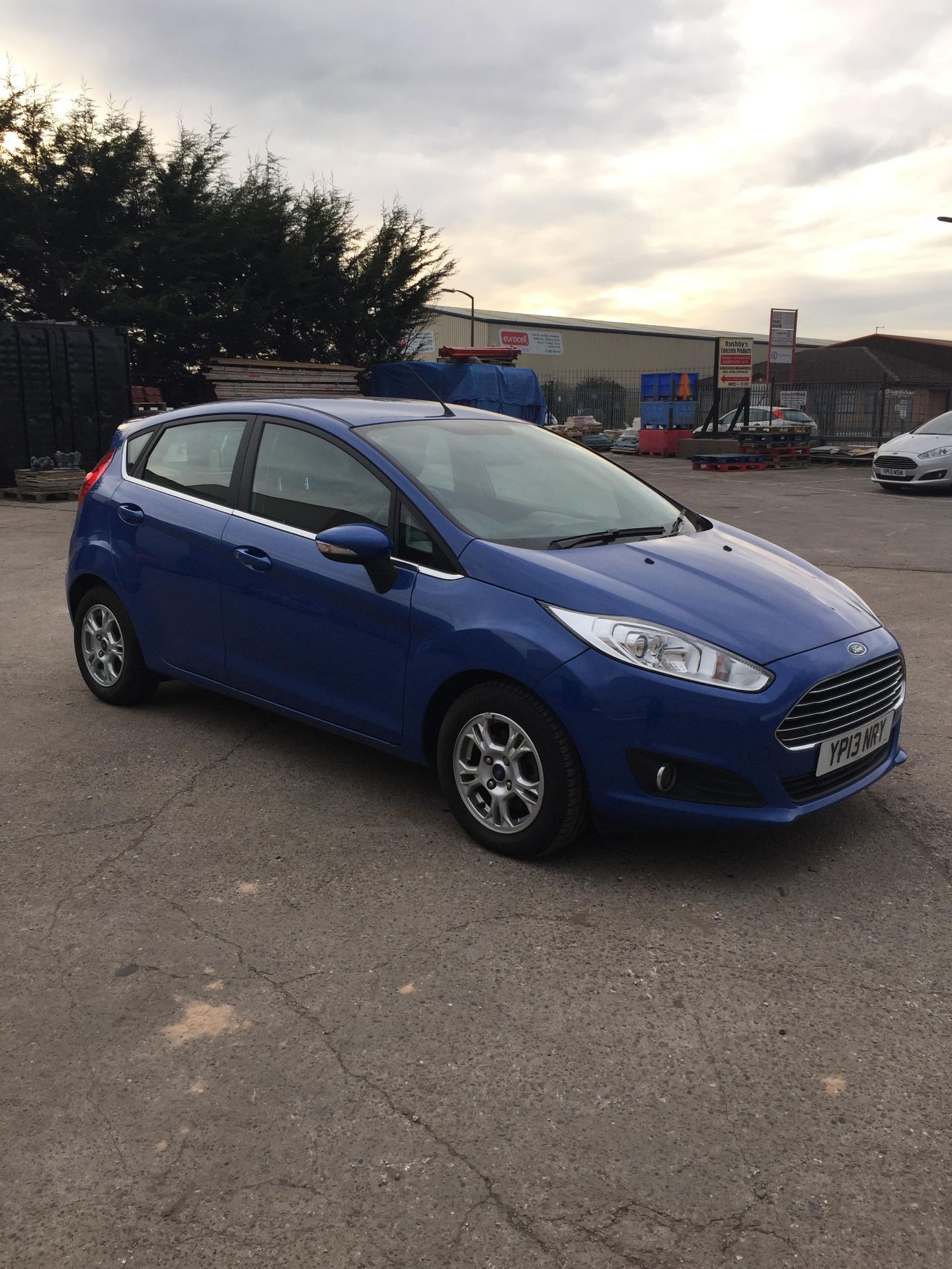 13 Plate FORD FIESTA ZETEC Econetic TDCI - YP13 NRY - Blue - 5 door hatchback - Tax expired 1st Feb