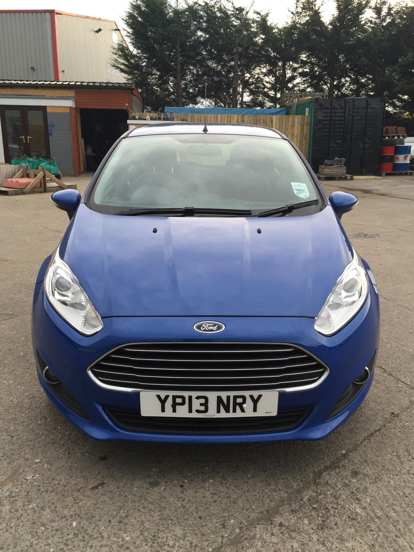 13 Plate FORD FIESTA ZETEC Econetic TDCI - YP13 NRY - Blue - 5 door hatchback - Tax expired 1st Feb - Image 2 of 17