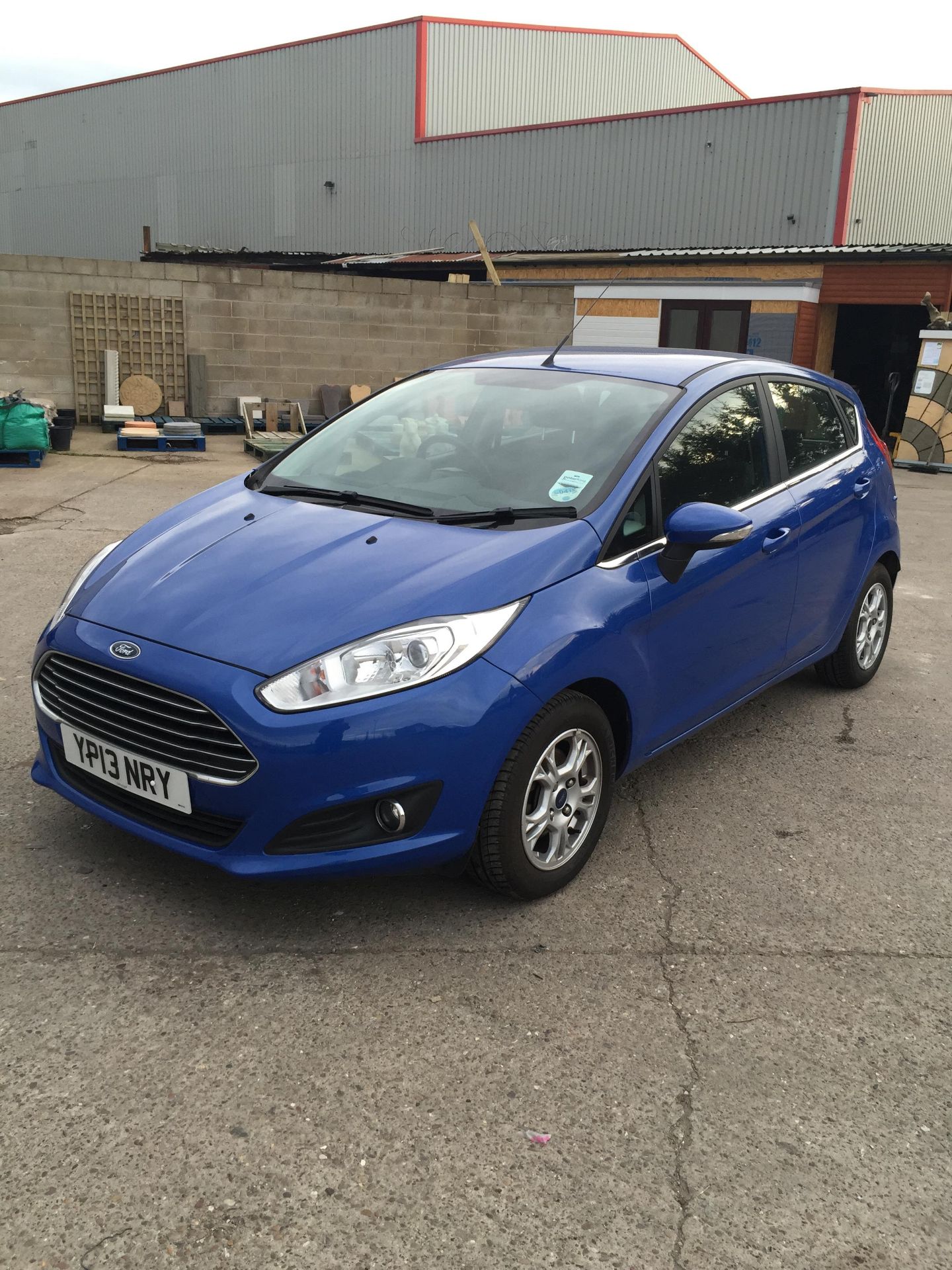 13 Plate FORD FIESTA ZETEC Econetic TDCI - YP13 NRY - Blue - 5 door hatchback - Tax expired 1st Feb - Image 15 of 17